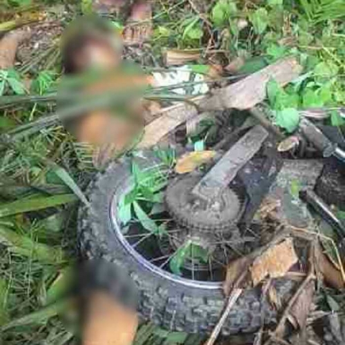 Pria di Inhu Tewas Seketika Usai Nabrak Pohon Pisang dan Tertindih Motor Sendiri 