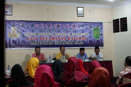 Dialog Interaktif dengan Sekdakab, Seluruh ASN di Kecamatan Kateman Berkumpul