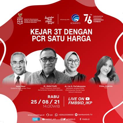 Pemerintah Pastikan Tarif PCR Seragam