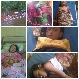 Beberapa Penumpang Dibawa ke RS, Dua Speedboat Tabrakan di Kanal Saka Jalan, Mandah 