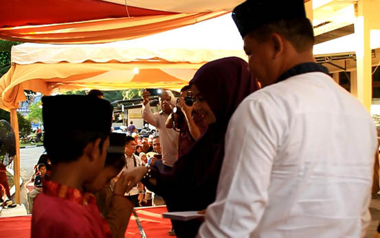 Polres Rohul Buka Puasa Ramadhan dan Berbagi dengan Anak Yatim 
