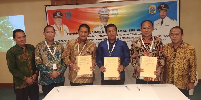 Pemkab Inhil Jalin Kerjasama dengan Pemkab Tanjab Barat dan Tanjab Timur