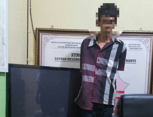 Saat Hendak Ditangkap, Resedivis Curat di Selat Panjang Ini Lawan Polisi dengan Pisau Lipat