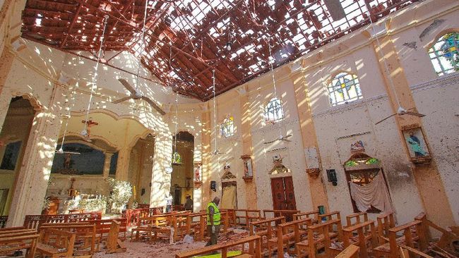 Korban Tewas Bom Paskah Sri Lanka Melonjak Jadi 290 Jiwa 