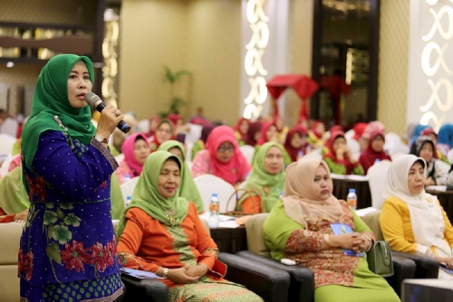 Bunda PAUD Inhil Minta Dinas Pendidikan dan Perusahaan Ikut Perhatikan Guru PAUD di Pedesaan