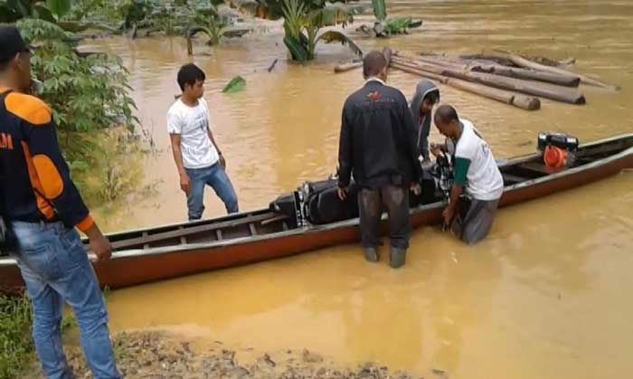 Jembatan Sungai Mentawai di Rokan IV Koto Belum Dibangun