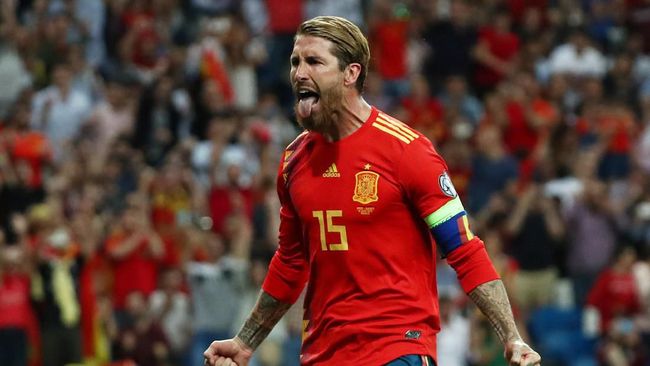 Sergio Ramos Menjelma Jadi Mesin Gol Spanyol 