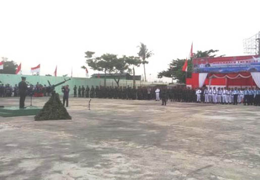 Peringatan HUT ke-71 TNI, Dandim Dumai: TNI Kuat Bersama Rakyat