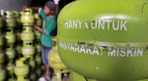 Pengawasan Lemah, di Pelalawan Elpiji Tabung Melon Dijual Diatas HET