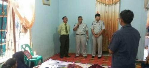 Keluarga J Marbun, TNI Korban Lakalantas di Hangtuah Duri Terima Asuransi Jasa Raharja 