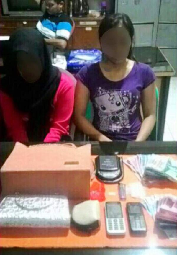 Dua Wanita Diamankan Polres Inhil karena Kedapatan Membawa Sabu 