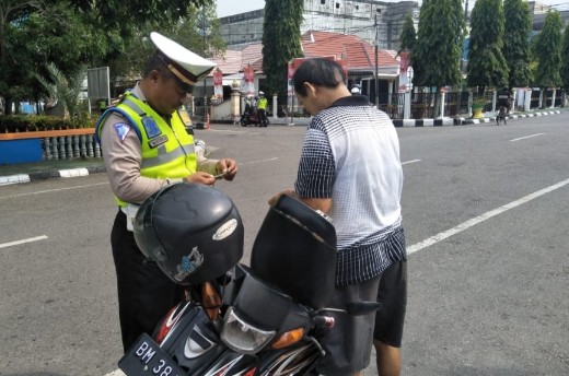 Lima Hari Operasi Patuh, 427 Pengendara Sepeda Motor Ditilang di Bengkalis 