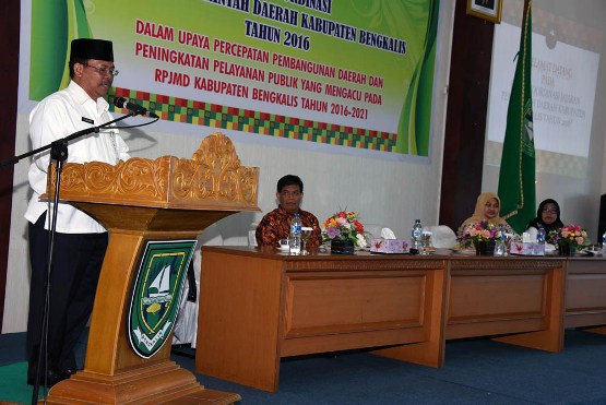 Buka Rakor, Plt Sekda Bengkalis Ingatkan Aparatur Harus Peka Isu Terkini
