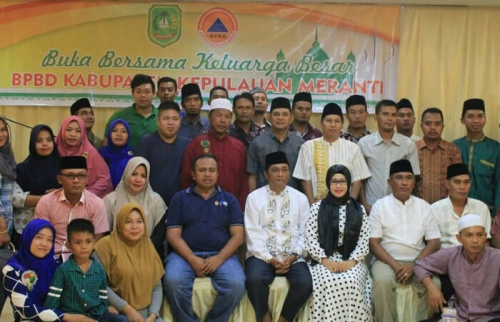 BPBD Meranti Gelar Buka Bersama, Edy: Antar Personil Harus Kompak Jangan Sampai Ada Sekat 