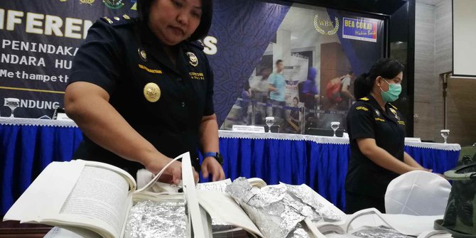 Simpan di Pampers, IRT Coba Selundupkan 5 Paket Sabu ke Lapas Tembilahan