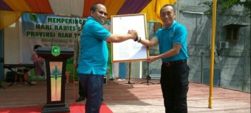 Meranti Ditetapkan Sebagai Daerah Bebas Rabies, H Irwan: Ini Amanah yang Sangat Berat