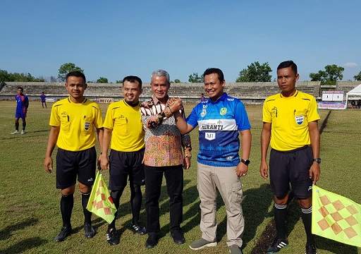 Ketua PSSI Kota Sagu  Hery Saputra: Ajang pemanasan bagi Tim Kesebelasan menghadapi Ivent Porprov Ba
