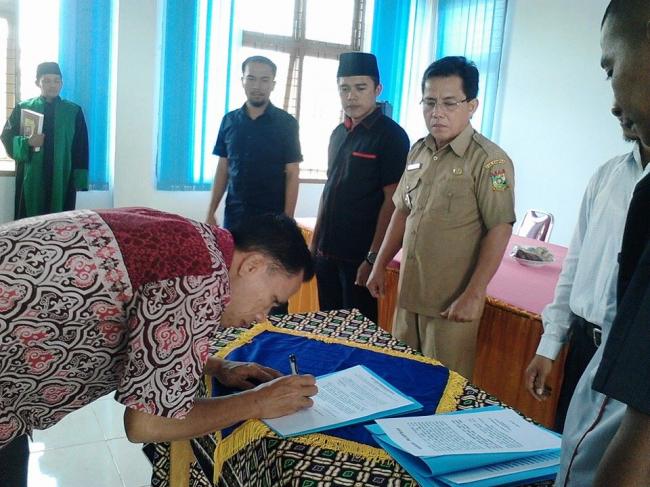 Hadiri Pelantikan PPDP, Amiruddin : Pemutakhiran Data Tentukan Persentasi Pilkada