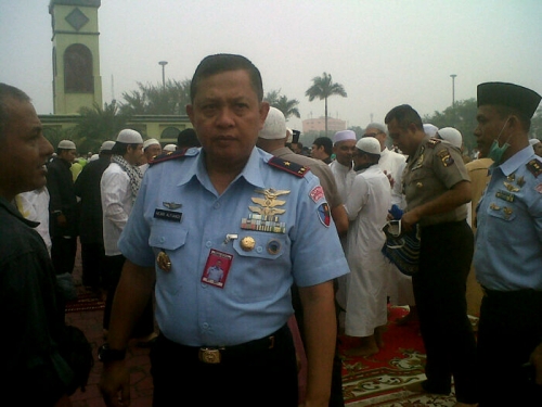 Cairan Biru Sumbangan Dokter Api Mujarab, Danlanud : Saya Sudah Membuktikanya 