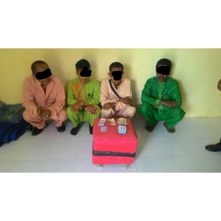 Berjudi Saat Jam Dinas, 4 Pegawai UPTD Kehutanan Dishut Pelalawan Ditangkap