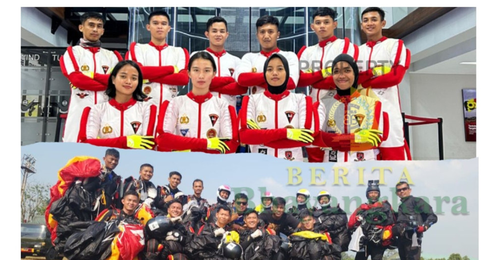 Anggota Polri Wakili Indonesia Dalam Piala Indoor Sky Diving