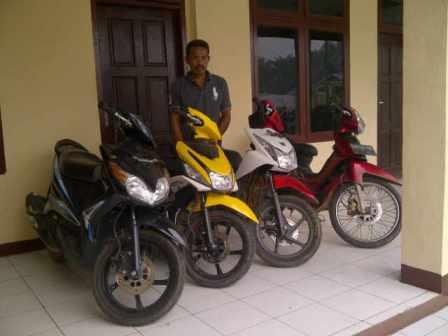 Polres Rohul Tangkap Pelaku Curanmor 