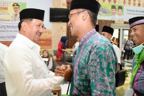 379 Jamaah Haji Inhil Tiba di Embarkasi Batam
