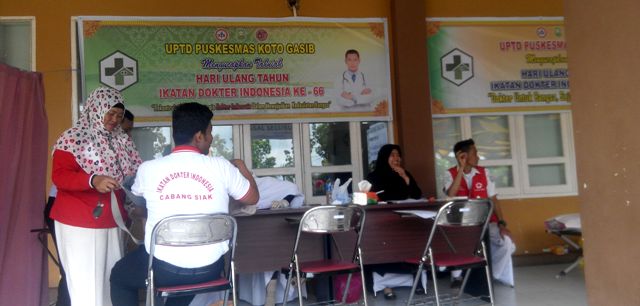 HUT IDI Ke-66 Di Siak Dimeriahkan Dengan Aksi Donor Darah 