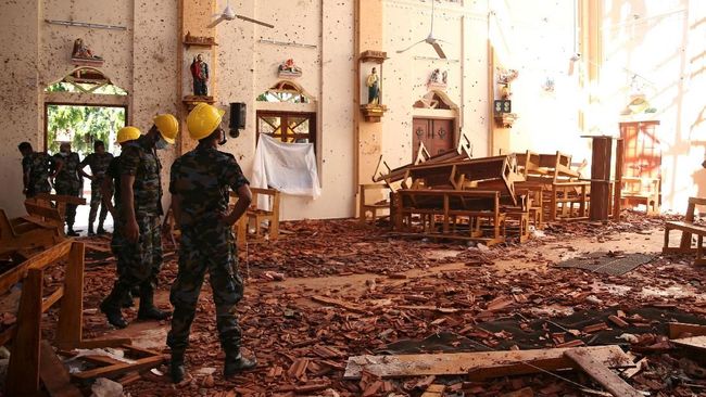 Korban Tewas Teror Bom Sri Lanka Jadi 310 Orang
