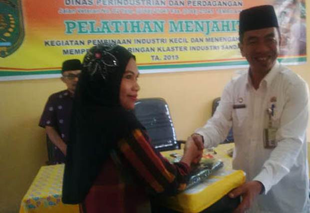 Bangun UKM Sandang, Diperindag Inhil Taja Pelatihan Menjahit 