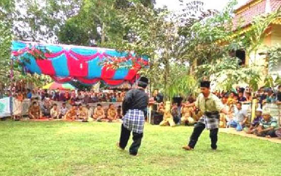 Sejumlah Pendekar Kuansing Bersilaturrahmi di Pangean