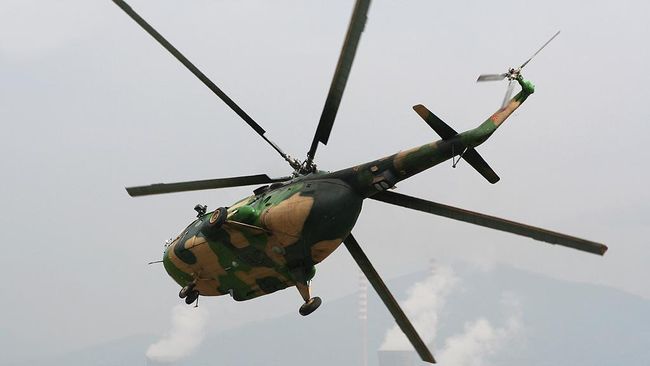 60 Prajurit TNI Bersiaga Evakuasi Helikopter MI 17 