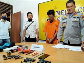 Seorang Pria Miliki 3 Diamankan Polisi 