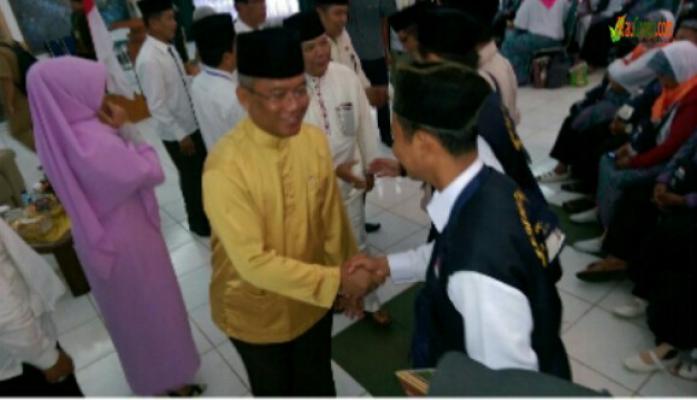 Lepas Keberangkatan JCH Meranti, Ini pesan H Edy
