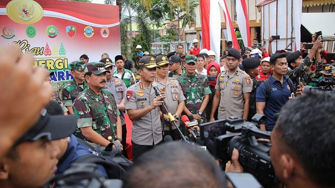 Kapolri: Saya Apresiasi Inovasi Polda Riau Dan Seluruh Forkopimda Riau Cegah Dan Atasi Karhutla