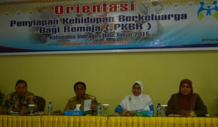 Bupati Inhil Buka Orientasi Penyiapan Kehidupan Berkeluarga Bagi Remaja 