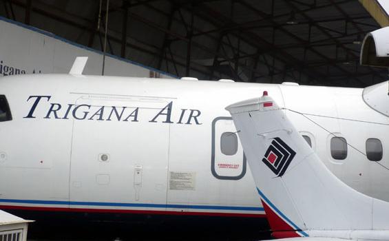 Kakak Pramugari Trigana Air Datangi Kantor Trigana 