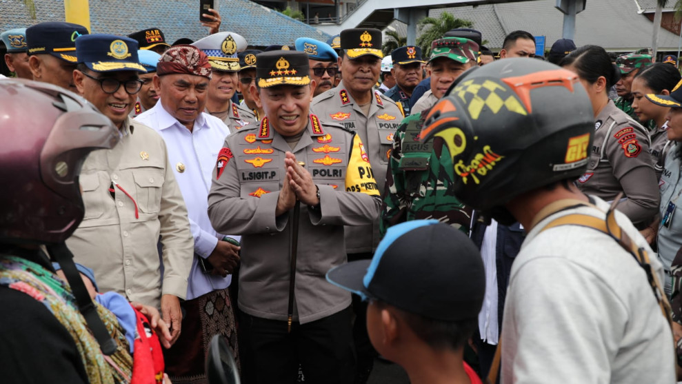 Kapolri Tegaskan TNI-Polri Komitmen Beri Rasa Aman ke Warga Yang Mudik