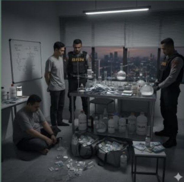 Perburuan Guru Pembuat Sabu Berlanjut: BNN Identifikasi Sosok 'JN' Setelah Bongkar Lab Apartemen Cisauk 