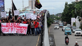 Demo Desak Penutupan Freeport Digelar di Papua dan Bali