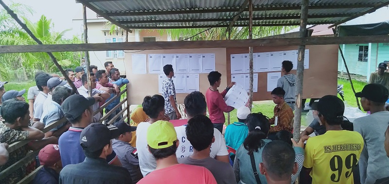 Tiga TPS Di Rohil Melaksanakan PSU Serentak