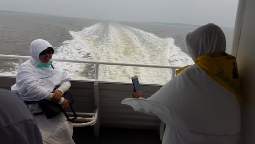 Jamaah Haji Mandau dan Pinggir Tiba di Dumai Lebih Cepat 