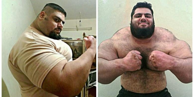 Lelaki Raksasa Hulk dari Iran Ingin Lawan Teroris ISIS