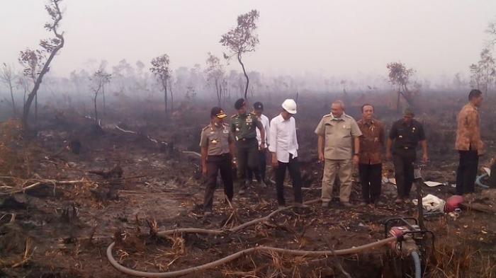 Pesawat Presiden Dihadang Asap, Batal Berkunjung ke Riau 