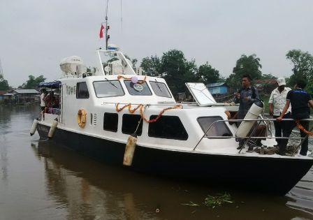 Pemko Pekanbaru Launching Bus Air Senapelan untuk Bantaran Sungai Siak 
