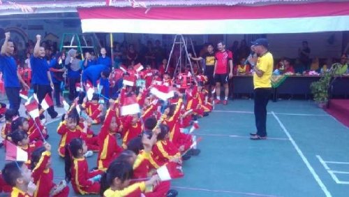 Uniknya Anak-anak Tionghoa di Guntung Rayakan Hari Kemerdekaan, Hadiah Diberikan Sebelum Lomba