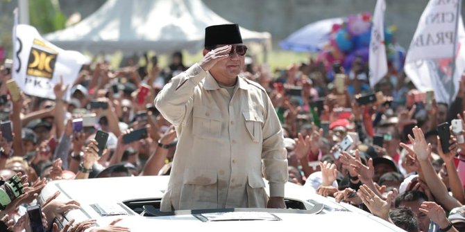 Merasa Lebih Muda 15 Tahun, Prabowo Sebut Emak-Emak Jadi Gemas 