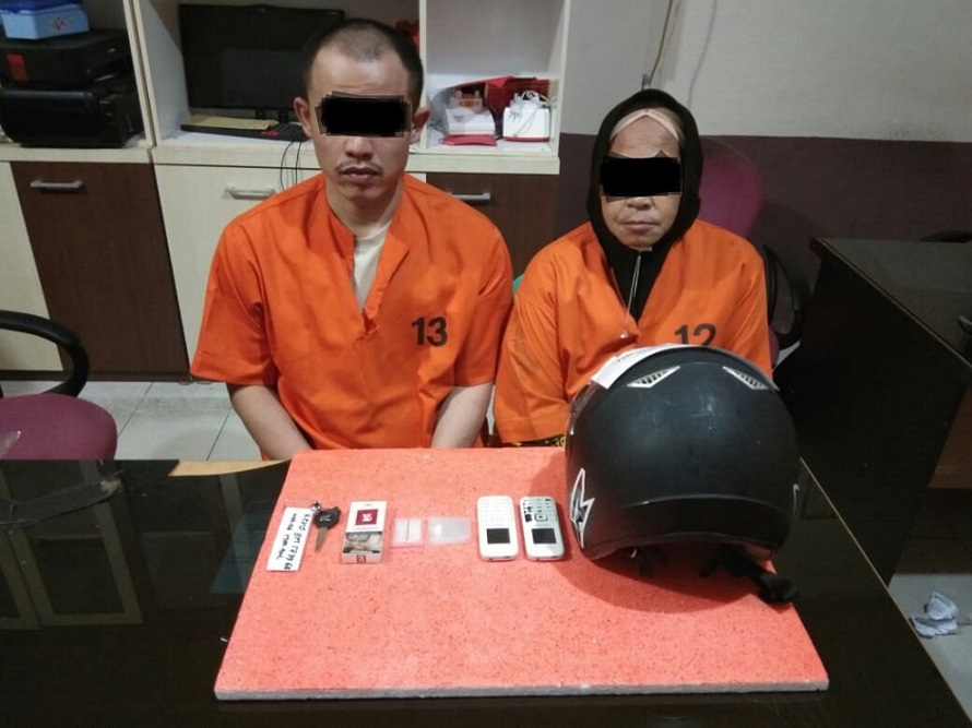 Nenek di Inhil Nekat Transaksi Narkoba di Kantor Pengadilan Negeri Tembilahan