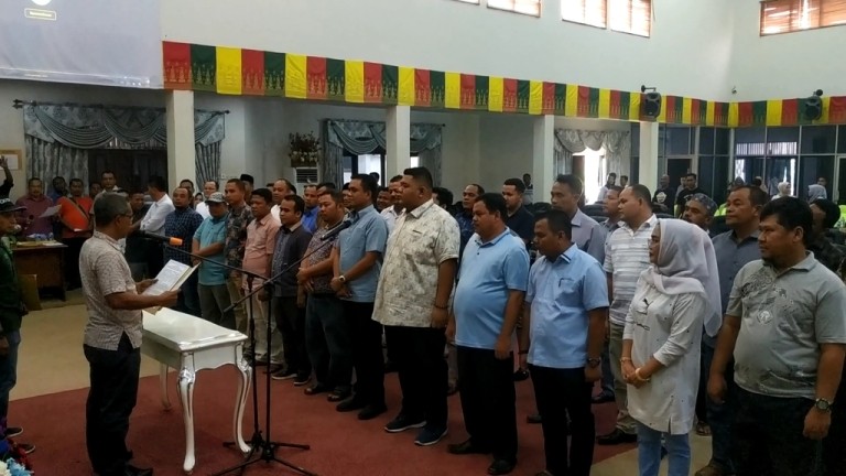 Kapasitas Gedung Terbatas, Tamu Pelantikan DPRD Rohul Dibatasi