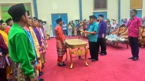 Kukuhkan IKKS Pelalawan, Bupati Kuansing Mursini: Mari Bangun Daerah